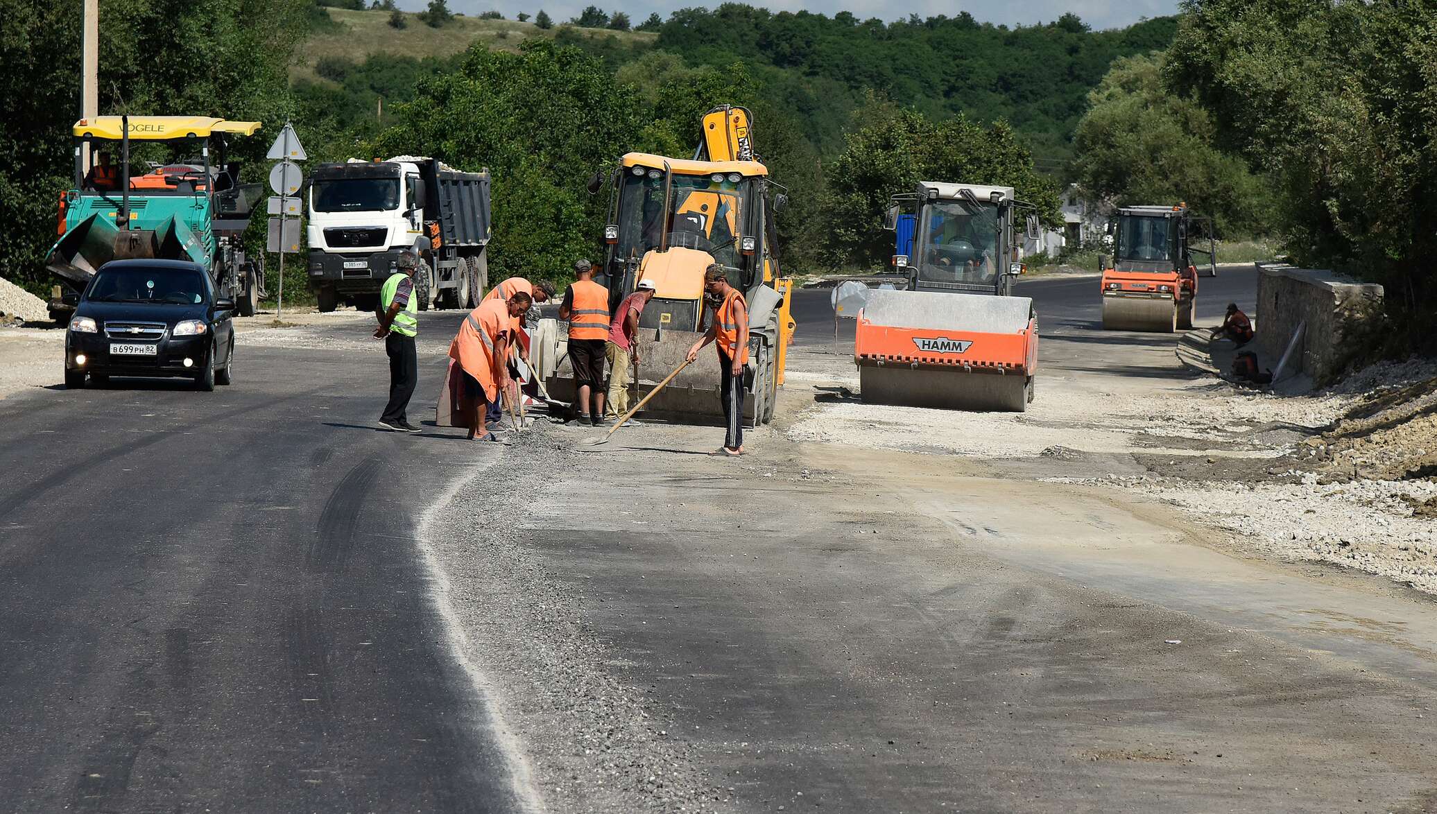 Строительство дорог в крыму