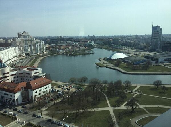 Панорамный вид на Минск