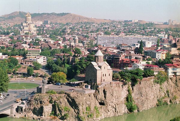 Панорама Тбилиси. Архивное фото