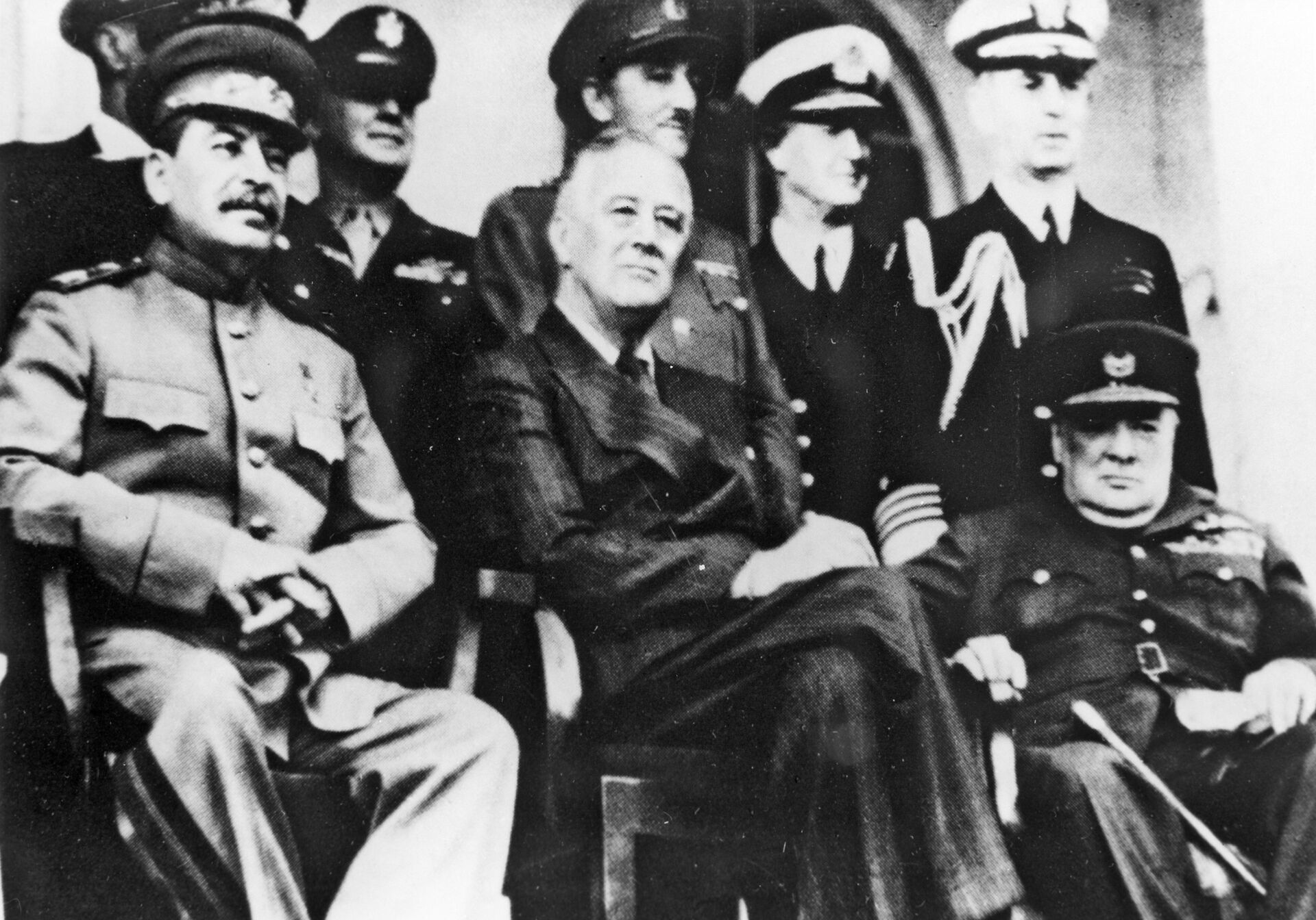 Иосиф Сталин, Франклин Рузвельт и Уинстон Черчилль - РИА Новости, 1920, 12.01.2022