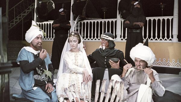 Кадр из художественного фильма Волшебная лампа Аладдина