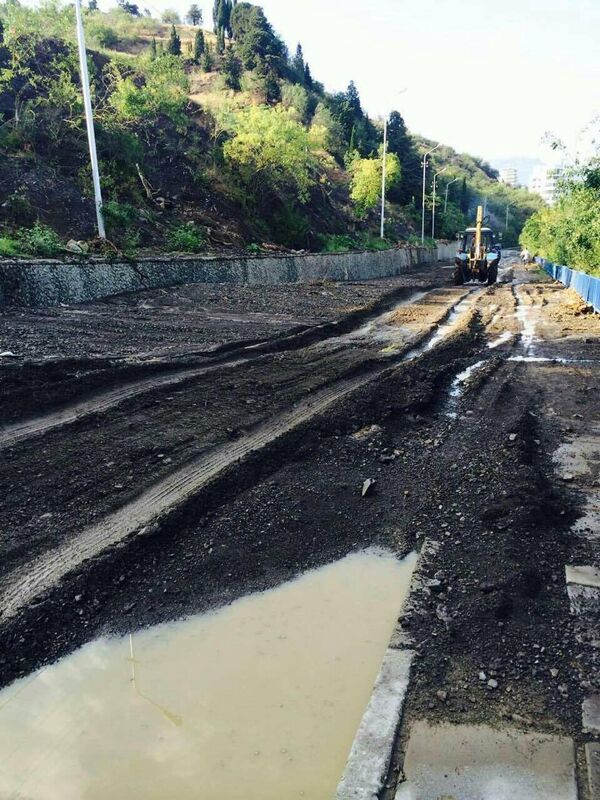 Последствия селевого потока в Рабочем уголке, Алушта Последствия селевого потока в Рабочем уголке, Алушта