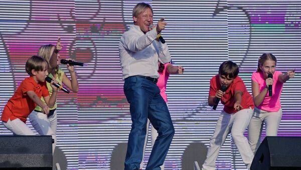 Дмитрий Харатьян на фестивале детского кино Солнечный остров в Евпатории