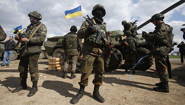 Военнослужащие украинской армии