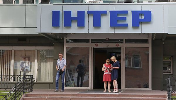 Здание телеканала Интер в Киеве