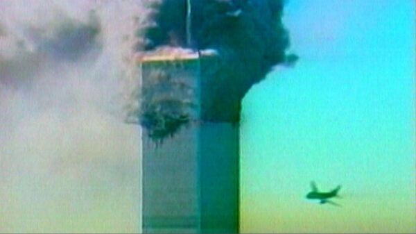 Террористический акт в Нью-Йорке 11 сентября 2001 года. Кадры из архива