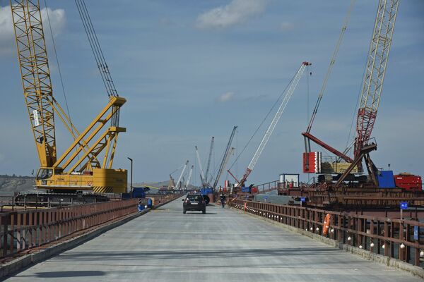 Строительство Крымского моста Строительство Крымского моста