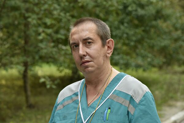 Владимир Слончак, пострадавший при расстреле врачей скорой помощи в Симферополе 26 сентября 2015 года Владимир Слончак, пострадавший при расстреле врачей скорой помощи в Симферополе 26 сентября 2015 года