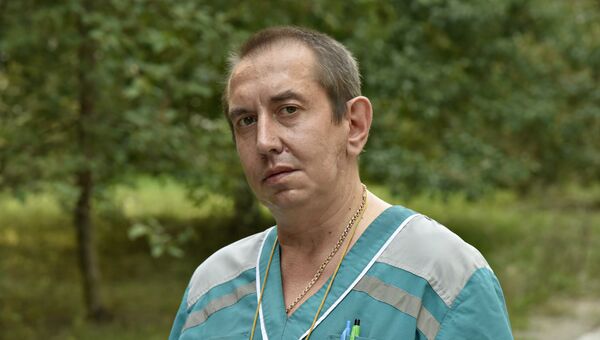 Владимир Слончак, пострадавший при расстреле врачей скорой помощи в Симферополе 26 сентября 2015 года