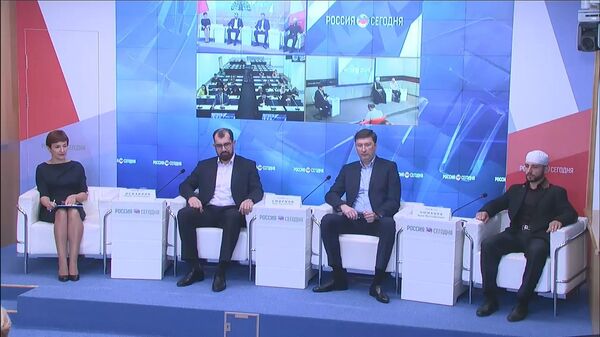 Мультимедийный видеомост Москва — Симферополь — Казань на тему: Итоги хаджа – 2016 Мультимедийный видеомост Москва — Симферополь — Казань на тему: Итоги хаджа – 2016