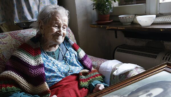 Старейшая жительница земли Эмма Морано. Архивное фото