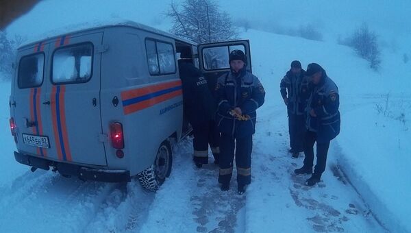 В Большом Каньоне спасли пятерых туристов, которых занесло снегом