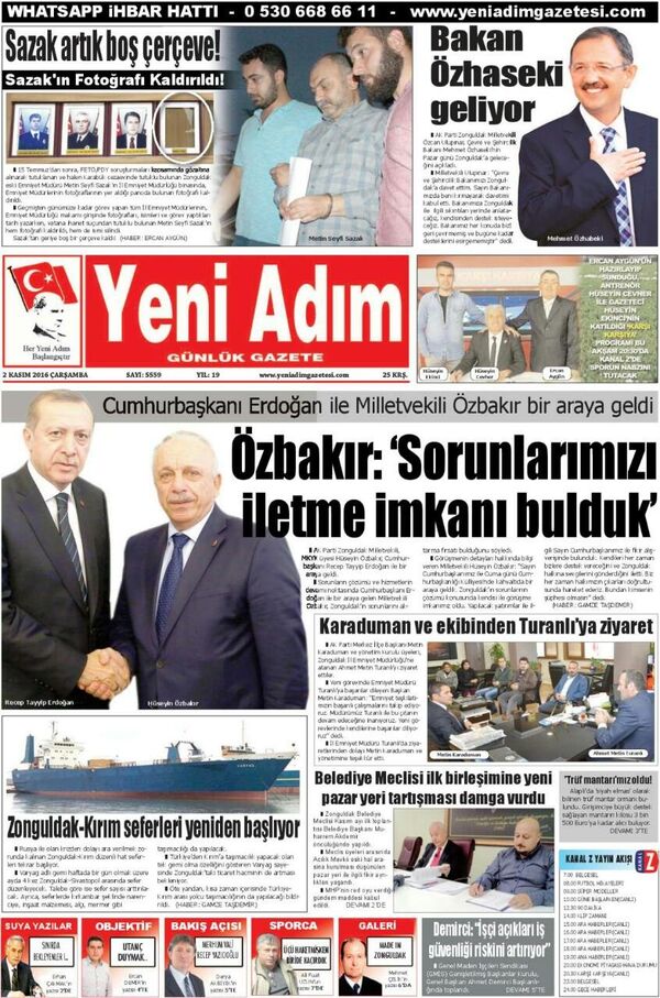 Скриншот турецкой газеты Yeni Adim с публикацией о пароме Варяг Скриншот турецкой газеты Yeni Adim с публикацией о пароме Варяг