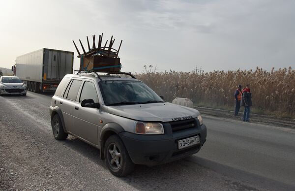 Ремонт дороги. Керченская трасса. 9 ноября 2016 года