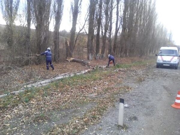 Ликвидация последствий непогоды в Крыму Ликвидация последствий непогоды в Крыму