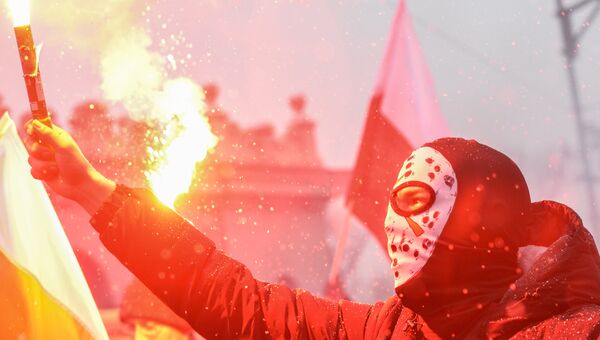 Марш независимости в Варшаве