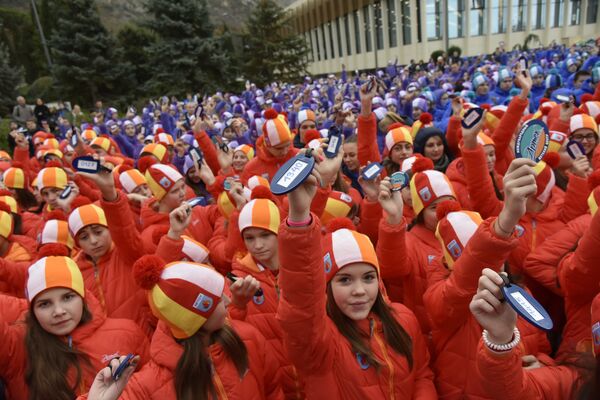Артек чествует полуторамиллионного артековца Артек чествует полуторамиллионного артековца