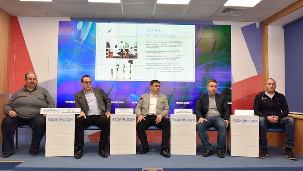 Пресс-конференция Открытие Крымского центра протезирования и реабилитации