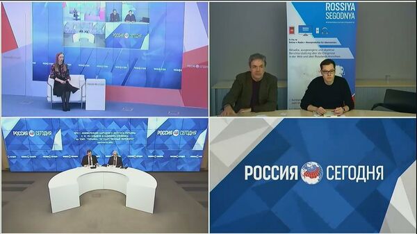 Пресс-конференция в формате видеомоста Москва-Симферополь народного депутата Украины V, VI, VII созывов, заслуженного юриста Украины Владимира ОЛЕЙНИКА на тему: Украина: государственный переворот Пресс-конференция в формате видеомоста Москва-Симферополь народного депутата Украины V, VI, VII созывов, заслуженного юриста Украины Владимира ОЛЕЙНИКА на тему: Украина: государственный переворот