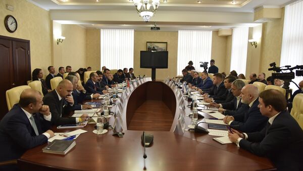 Встреча турецкой делегации с представителями Совета министров Республики Крым
