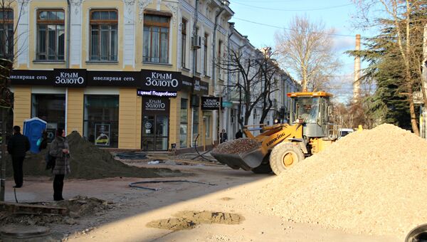 Реконструкция центральных улиц Симферополя