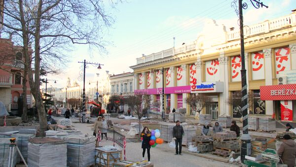 Реконструкция центральных улиц Симферополя