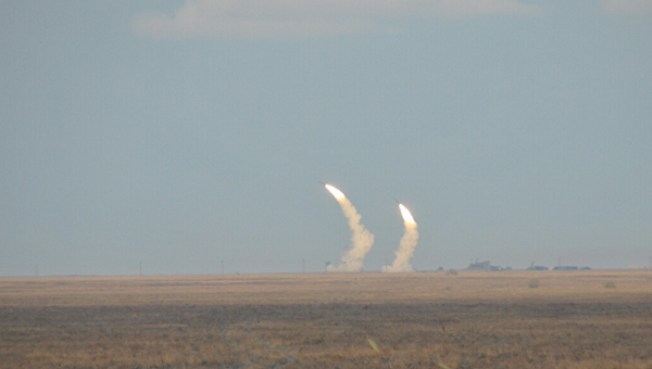 Ракетные учения Вооруженных сил Украины рядом с Крымом