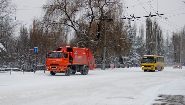 Дороги Симферополя зимой. Архивное фото
