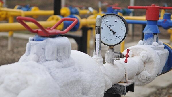 Газоснабжение зимой