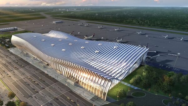 Проект нового аэровокзального комплекса аэропорта Симферополь