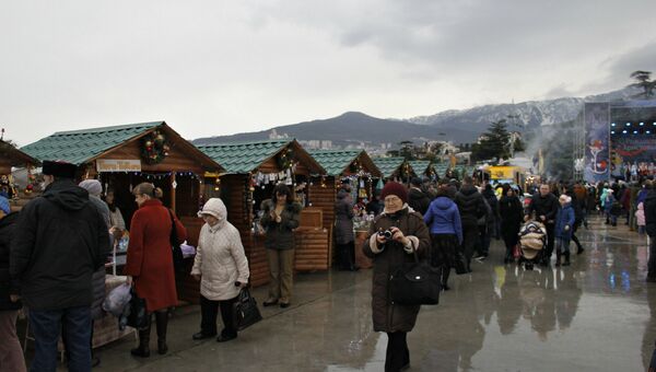 Рождественские гуляния в Ялте