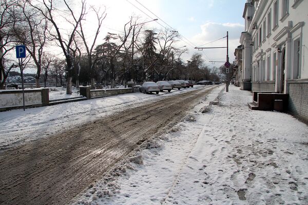 Зима в Севастополе