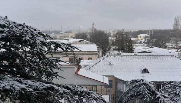 Симферополь зимой. Архивное фото