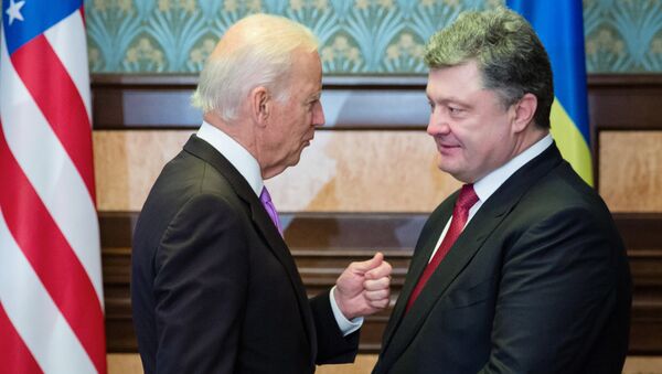Встреча П.Порошенко и Дж.Байдена в Киеве