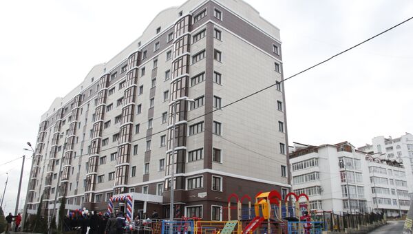 Ввод в эксплуатацию нового жилого дома для сотрудников Пограничной службы ФСБ России в Севастополе