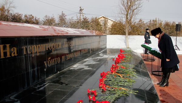 Мероприятия, посвященные Международному дню памяти жертв Холокоста, на территории мемориала жертвам фашистской оккупации Крыма Концлагерь Красный