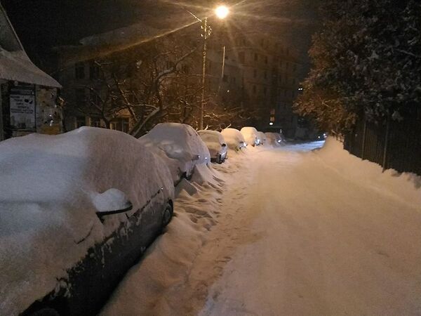 Снегопад в Ялте глазами пользователей социальных сетей