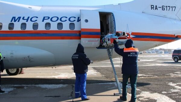 Санитарно-авиационная эвакуация тяжелобольных пациентов из Крыма на материковую часть России