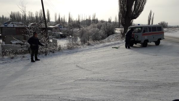 ДТП на скользкой дороге в Крыму
