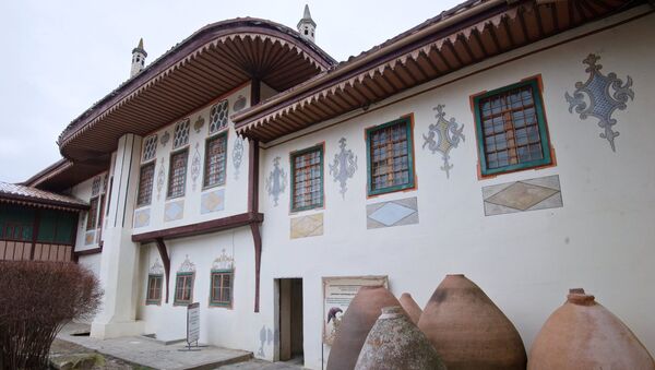 Реставрационные работы в Ханском дворце Бахчисарая