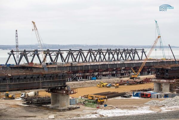 Строительство моста через Керченский пролив Строительство моста через Керченский пролив