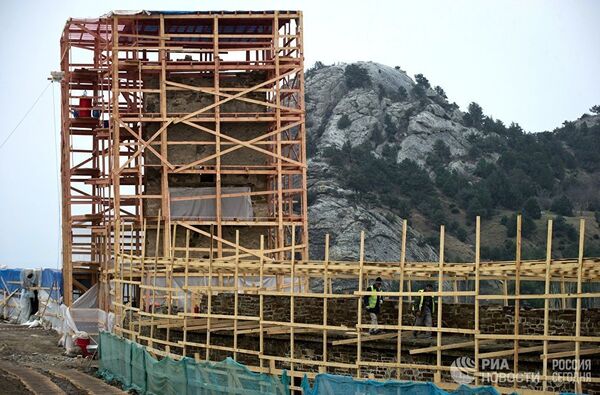 Реконструкция Генуэзской крепости в Судаке