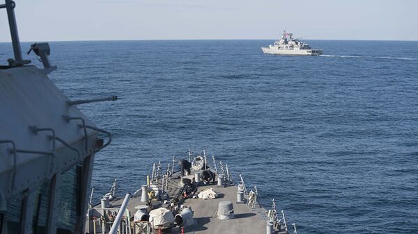 Военный корабль США в Черном море