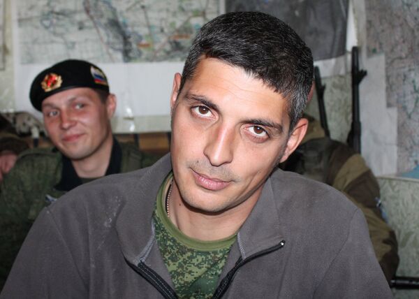 Ополченец Донецкой народной республики (ДНР) с позывным Гиви Ополченец Донецкой народной республики (ДНР) с позывным Гиви
