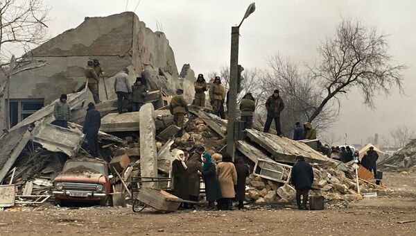Съемки фильма Спитак, посвященного землетрясению в Армении
