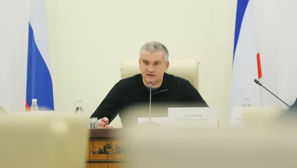 Глава Республики Крым Сергей Аксенов на субботнем совещании с главами муниципалитетов РК в режиме видеоконференцсвязи