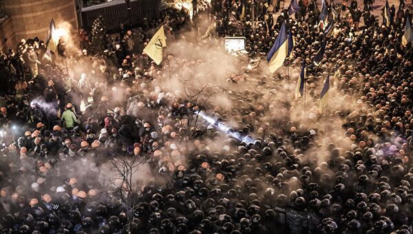 На площади Независимости в Киеве. Декабрь 2013 года. Архивное фото