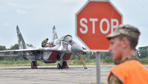МиГ-29 ВВС Украины на аэродроме под Киевом. Архивное фото