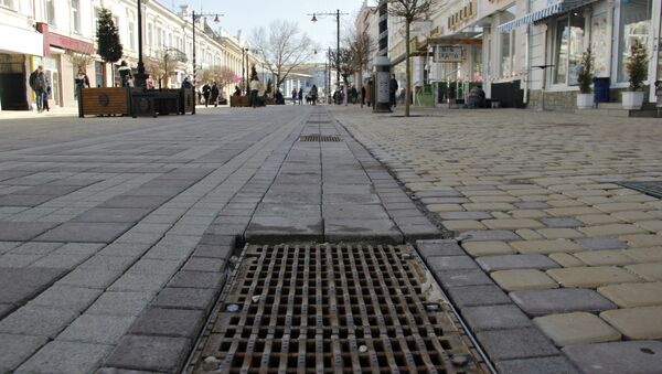 Работы по исправлению недостатков, допущенных в ходе реконструкции центральных улиц Симферополя
