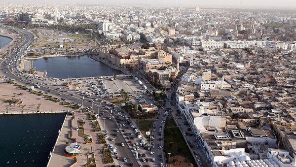 Вид на город Триполи, Ливия